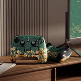 PlayVital for Steam Controller 2 Skin (3-Pack) - Protective Vinyl Decal Sticker Cover for Steam Controller Accessories, No Residue, Scratch-Resistant - Sunflowers - GCASC009