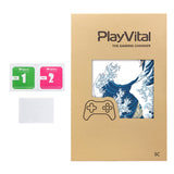 PlayVital for Steam Controller 2 Skin (3-Pack) - Protective Vinyl Decal Sticker Cover for Steam Controller Accessories, No Residue, Scratch-Resistant - The Great Wave - GCASC001