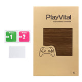 PlayVital for Steam Controller 2 Skin (3-Pack) - Protective Vinyl Decal Sticker Cover for Steam Controller Accessories, No Residue, Scratch-Resistant - Wood Grain - GCASC005