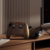 PlayVital for Steam Controller 2 Skin (3-Pack) - Protective Vinyl Decal Sticker Cover for Steam Controller Accessories, No Residue, Scratch-Resistant - Wood Grain - GCASC005
