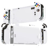 eXtremeRate DIY Replacement Full Set Shells with Buttons for Nintendo Switch 2 - Deluxe Version - White - QGRNTM008