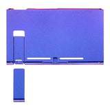 eXtremeRate Chameleon Purple Blue Glossy Console Back Plate DIY Replacement Housing Shell Case with Kickstand for Nintendo Switch Console - ZP301