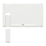 eXtremeRate White Console Back Plate DIY Replacement Housing Shell Case with Kickstand for Nintendo Switch Console - ZP303