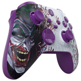 eXtremeRate ASR Version Performance Rubberized Full Set Shell Buttons with Redesigned Grip Diamond Texture Handles Backplate Case for Xbox Series X/S & Xbox Core Controller - Clown HAHAHA - GVNX3T004