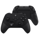 eXtremeRate ASR Version Performance Redesigned Full Set Shell Buttons with Ergonomic Trigger Stop Rubberized Grip for Xbox Series X/S Controller & Xbox Core Controller - Diamond Textured Black - KDXX3C007
