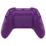 eXtremeRate ASR Version Performance Redesigned Full Set Shell Buttons with Ergonomic Trigger Stop Rubberized Grip for Xbox Series X/S Controller & Xbox Core Controller - Diamond Mist Purple - KDXX3C004