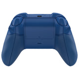 eXtremeRate ASR Version Performance Redesigned Full Set Shell Buttons with Ergonomic Trigger Stop Rubberized Grip for Xbox Series X/S Controller & Xbox Core Controller - Diamond Yale Blue - KDXX3C001