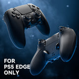 eXtremeRate Beyond-ARC Full Set Shell Buttons with 6-in-1 Swappable Thumbsticks for PS5 Edge Controller - Black - QNVEGM002