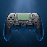 eXtremeRate Beyond-ARC Full Set Shell Buttons with 6-in-1 Swappable Thumbsticks for PS5 Edge Controller - Clear Black - QNVEGM003