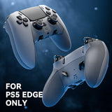 eXtremeRate Beyond-ARC Full Set Shell Buttons with 6-in-1 Swappable Thumbsticks for PS5 Edge Controller - Dark Gray & New Hope Gray - QNVEGM004