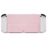 eXtremeRate Cherry Blossoms Pink Console Back Plate DIY Replacement Housing Shell Case with Kickstand for Nintendo Switch OLED – Console and Joycon NOT Included - GLUSOP003