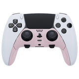 eXtremeRate Cherry Blossoms Pink Top Bottom Decorative Trim Shell Compatible with ps5 Edge Controller DIY Replacement Front Back Clip Shell, Custom Plates Cover Compatible with ps5 Edge Controller - CXQEGP010