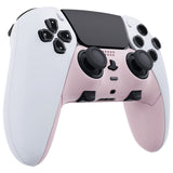 eXtremeRate Cherry Blossoms Pink Top Bottom Decorative Trim Shell Compatible with ps5 Edge Controller DIY Replacement Front Back Clip Shell, Custom Plates Cover Compatible with ps5 Edge Controller - CXQEGP010