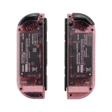 eXtremeRate Cherry Pink Joycon Handheld Controller Housing with Full Set Buttons, DIY Replacement Shell Case for NS Switch JoyCon & OLED JoyCon - Joycon and Console NOT Included - CM507