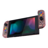 eXtremeRate Cherry Pink Joycon Handheld Controller Housing with Full Set Buttons, DIY Replacement Shell Case for NS Switch JoyCon & OLED JoyCon - Joycon and Console NOT Included - CM507