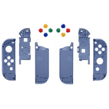 eXtremeRate Clear Deep Ocean Blue Joycon Handheld Controller Housing with Full Set Buttons, DIY Replacement Shell Case for NS Switch JoyCon & OLED JoyCon - Joycon and Console NOT Included - CM512