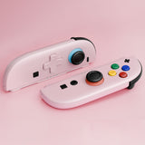 eXtremeRate D-Pad Version Replacement Full Set Shell Case with Buttons for Joycon 2 of Nintendo Switch 2 - Deluxe Version - Cherry Blossoms Pink - SZMNTM006