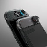 eXtremeRate D-Pad Version Replacement Full Set Shell Case with Buttons for Joycon 2 of Nintendo Switch 2 - Deluxe Version - Clear Slate Black - SZMNTM002