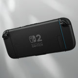 eXtremeRate D-Pad Version Replacement Full Set Shell Case with Buttons for Joycon 2 of Nintendo Switch 2 - Essence Version - Black - SXANTM007