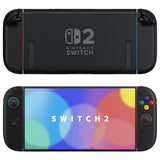 eXtremeRate D-Pad Version Replacement Full Set Shell Case with Buttons for Joycon 2 of Nintendo Switch 2 - Essence Version - Black - SXANTM007