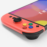 eXtremeRate D-Pad Version Replacement Full Set Shell Case with Buttons for Joycon 2 of Nintendo Switch 2 - Essence Version - Blue & Orange - SXANTM008
