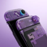 eXtremeRate D-Pad Version Replacement Full Set Shells with Buttons for Nintendo Switch 2 - Deluxe Version - Clear Atomic Purple - YAGNTM001