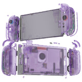 eXtremeRate D-Pad Version Replacement Full Set Shells with Buttons for Nintendo Switch 2 - Deluxe Version - Clear Atomic Purple - YAGNTM001
