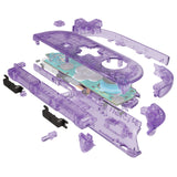 eXtremeRate D-Pad Version Replacement Full Set Shells with Buttons for Nintendo Switch 2 - Deluxe Version - Clear Atomic Purple - YAGNTM001