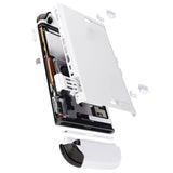 eXtremeRate D-Pad Version Replacement Full Set Shells with Buttons for Nintendo Switch 2 - Deluxe Version - White - YAGNTM003