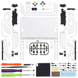 eXtremeRate D-Pad Version Replacement Full Set Shells with Buttons for Nintendo Switch 2 - Deluxe Version - White - YAGNTM003