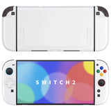 eXtremeRate D-Pad Version Replacement Full Set Shells with Buttons for Nintendo Switch 2 - Deluxe Version - White - YAGNTM003