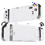 eXtremeRate D-Pad Version Replacement Full Set Shells with Buttons for Nintendo Switch 2 - Deluxe Version - White - YAGNTM003