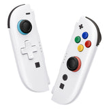 eXtremeRate D-Pad Version Replacement Full Set Shells with Buttons for Nintendo Switch 2 - Deluxe Version - White - YAGNTM003