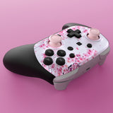 eXtremeRate DIY Replacement Faceplate Shell with Thumbsticks for Nintendo Switch 2 Pro Controller - Cherry Blossom Whisper - CNLPTR006