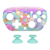 eXtremeRate DIY Replacement Faceplate Shell with Thumbsticks for Nintendo Switch 2 Pro Controller - Donut Odyssey - CNLPTR007
