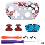 eXtremeRate DIY Replacement Faceplate Shell with Thumbsticks for Nintendo Switch 2 Pro Controller - Winter Blossom - CNLPTR005