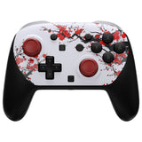 eXtremeRate DIY Replacement Faceplate Shell with Thumbsticks for Nintendo Switch 2 Pro Controller - Winter Blossom - CNLPTR005