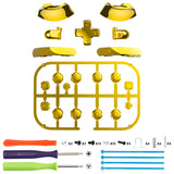 eXtremeRate DIY Replacement Full Set Buttons for Nintendo Switch 2 - Chrome Gold - BEWNTD001