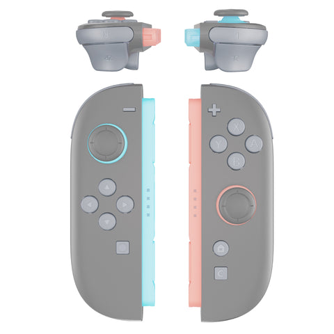 eXtremeRate DIY Replacement Full Set Buttons for Nintendo Switch 2 - New Hope Gray - BEWNTM009
