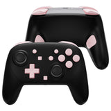 eXtremeRate DIY Replacement Full Set Buttons for Nintendo Switch 2 Pro Controller - Cherry Blossoms Pink - JMWPTM005