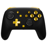 eXtremeRate DIY Replacement Full Set Buttons for Nintendo Switch 2 Pro Controller - Chrome Gold - JMWPTD001