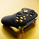 eXtremeRate DIY Replacement Full Set Buttons for Nintendo Switch 2 Pro Controller - Chrome Gold - JMWPTD001