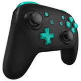 eXtremeRate DIY Replacement Full Set Buttons for Nintendo Switch Pro Controller - Crystal Emerald Green - KRP369