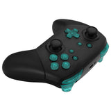 eXtremeRate DIY Replacement Full Set Buttons for Nintendo Switch Pro Controller - Emerald Green - KRM544