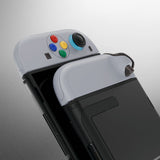 eXtremeRate DIY Replacement Full Set Shell Case with Buttons for Joycon 2 of Nintendo Switch 2 - Deluxe Version - SFC SNES Classic EU Style - AWHNTY001