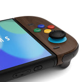 eXtremeRate DIY Replacement Full Set Shell Case with Buttons for Joycon 2 of Nintendo Switch 2 - Deluxe Version - Wood Grain - AWHNTS001