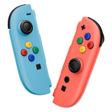 eXtremeRate DIY Replacement Full Set Shell Case with Buttons for Joycon 2 of Nintendo Switch 2 - Essence Version - Blue & Orange - BSUNTM012