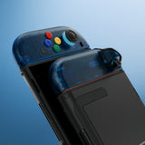 eXtremeRate DIY Replacement Full Set Shell Case with Buttons for Joycon 2 of Nintendo Switch 2 - Essence Version - Clear Blue - BSUNTM005