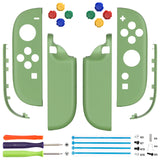 eXtremeRate DIY Replacement Full Set Shell Case with Buttons for Joycon 2 of Nintendo Switch 2 - Essence Version - Matcha Green - BSUNTM010