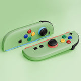 eXtremeRate DIY Replacement Full Set Shell Case with Buttons for Joycon 2 of Nintendo Switch 2 - Essence Version - Matcha Green - BSUNTM010